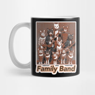 Cat Family Band Mug